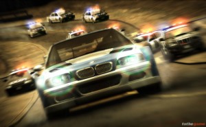 Create meme: need for speed most wanted, nfsmw, pursuit with shooting