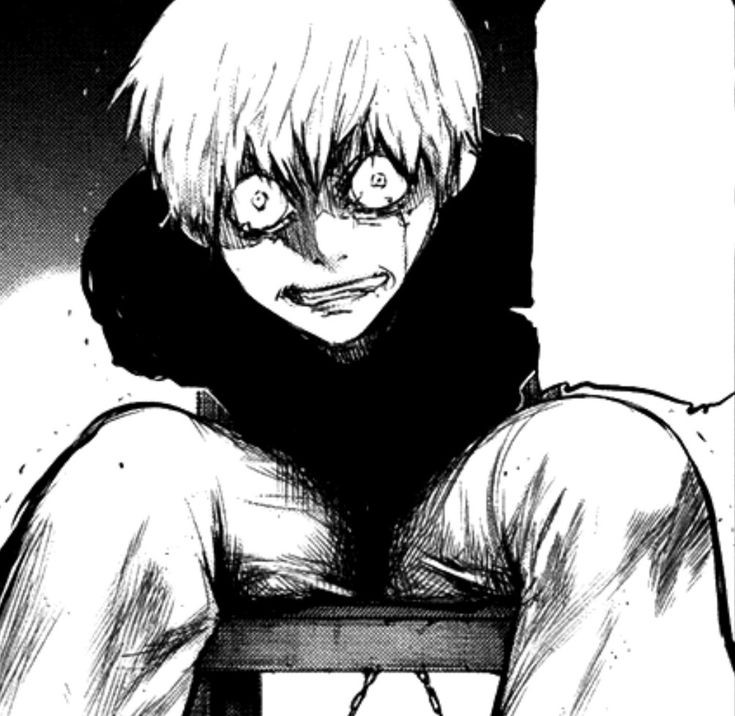 Создать мем: манга токийский гуль, ken kaneki, манга канеки