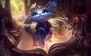 Создать мем: волшебные кошки, персонажи league of legends, аниме