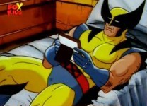 Create meme: Wolverine on the bed, meme Wolverine on the bed