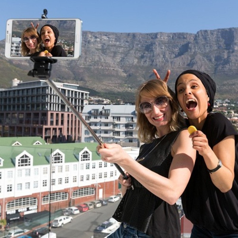 Create meme: selfies in europe, selfie with a selfie stick, selfie stick