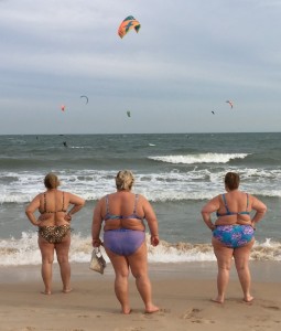 Create meme: fat ass bikini, retired at the beach, chubby mature beach