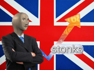 Create meme: meme mannequin head, stonks, stonks stinks