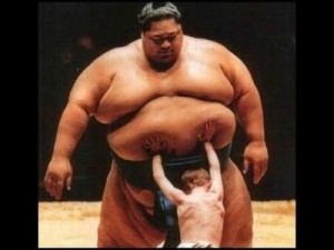 Создать мем: борец сумо 300 кг, борец сумо арт, сумоист толстый и маленький