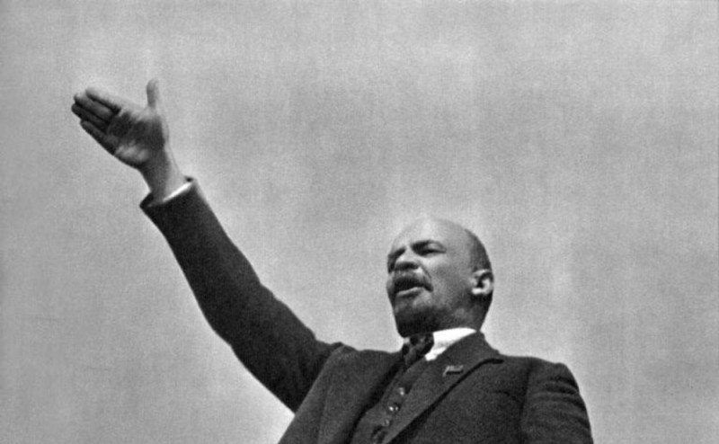 Create meme: Lenin in 1917, Lenin 's speech, Lenin