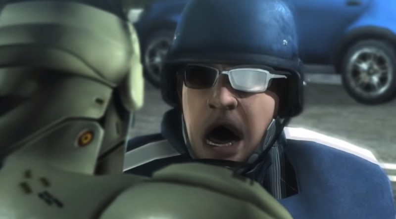 Create meme: starship troopers traitor of mars, a frame from the movie, robocop game