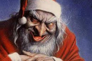 Create meme: Santa Claus killer, evil Santa Claus