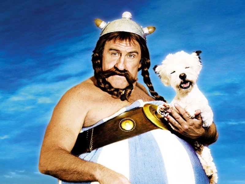 Create meme: Gerard depardieu asterix, Gerard Depardieu Obelix, Obelix Depardieu