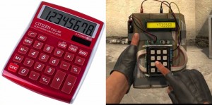 Create meme: calculator sitizen, photo bomb from cs go, calculator