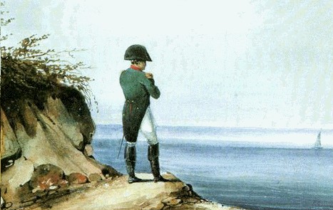 Create meme: Napoleon Bonaparte , Napoleon's exile to St. Helena, Napoleon on the island of St. Helena painting by Aivazovsky