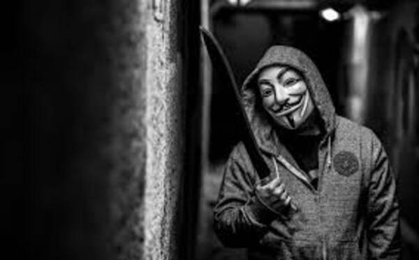 Create meme: hacker anonymous, the guy Fawkes mask , guy Fawkes hacker