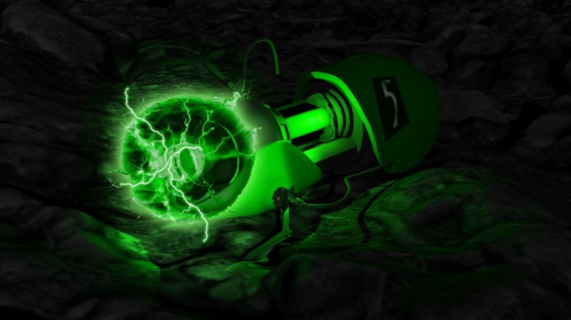 Create meme: green fire, acid green riser, with a laser