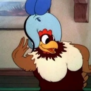 Create meme: clara cluck, disney clara cluck, vintage cartoons about chickens