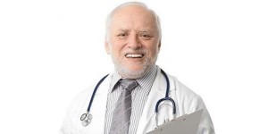 Create meme: doctor harold, Harold hide the pain the doctor, Harold doctor