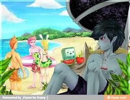 Create meme: ahahaa endless summer, character, marshall lee