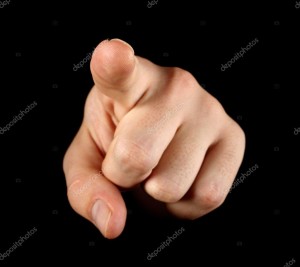 Создать мем: hand, index finger, указательный палец