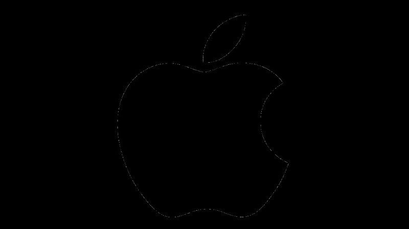 Создать мем: красивые логотипы, логотип apple на черном фоне, техника apple