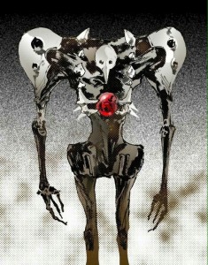 Создать мем: евангелион sachiel, робот скелет, sachiel evangelion skull