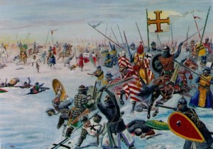 Create meme: 5 April 1242, hard times in the Russian land, the crusaders