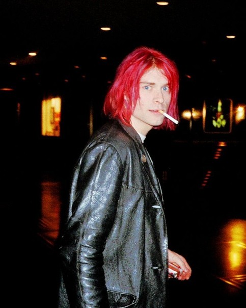 Create meme: Kurt Cobain , cobain with red hair, kurt cobain with red hair