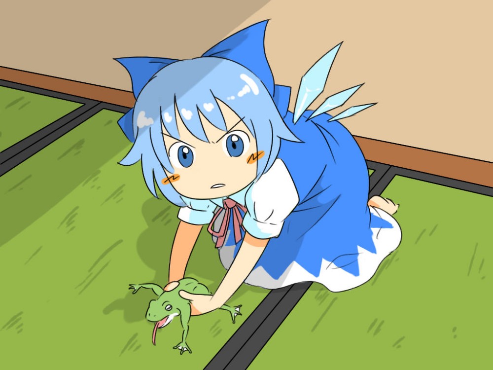 Отправить ВКонтакте. #cirno. #cirno crying. #cirno touhou. 