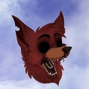 Create meme: foxy animatronik, the head is foxy, foxy