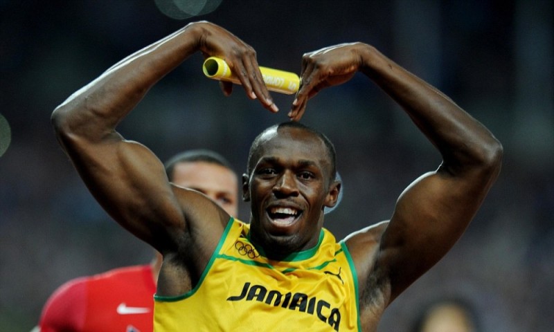 Create meme: Usain bolt , usain bolt , Usain Bolt manchester