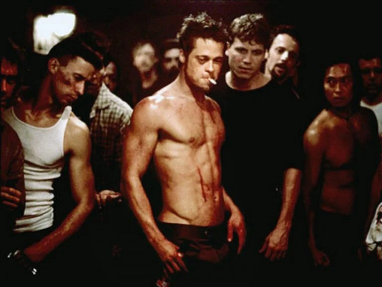 Create meme: fight club 3, Brad Pitt fighting, Brad Pitt Fight Club Tyler