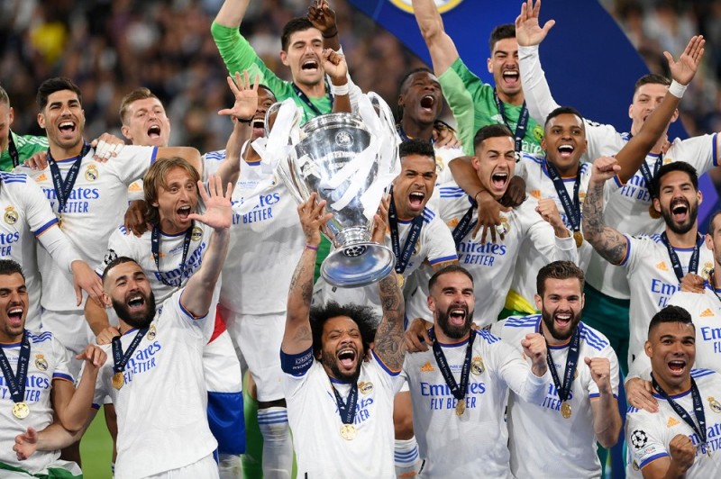 Create meme: real madrid champions league, real madrid champion, Real Madrid is the winner of the Champions League 2022