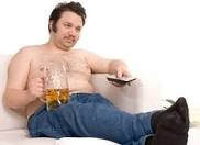 Create meme: the man on the couch with a beer, a man drinks beer, man with beer meme