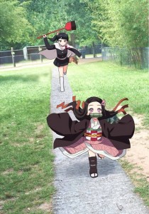 Create meme: the blade cutting the demons / kimetsu no yaiba, anime characters, nasuko of kamado