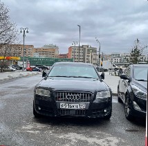 Создать мем: серая ауди, audi a8, ауди о148оо99