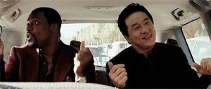 Create meme: gifs funny, funny gif, rush hour GIF Jackie