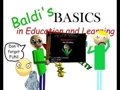 Создать мем: basics in education, baldi s basic, baldi basics