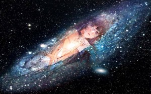 Create meme: stars universe, the milky way