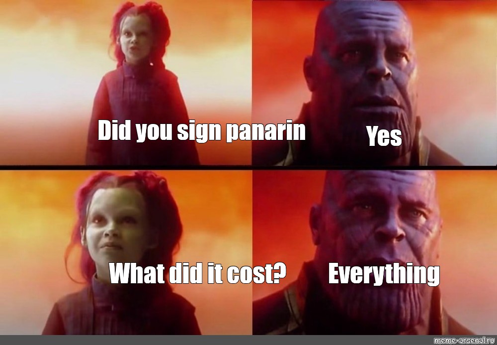 Somics Meme Did You Sign Panarin Yes What Did It Cost