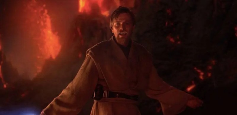 Create meme: Obi-WAN Kenobi and Anakin, star wars Anakin , you underestimate my power 