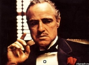 Create meme: meme of don Corleone, don Corleone Smoking a cigar, don Corleone