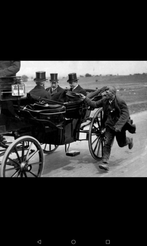 Create meme: The beggar runs after the carriage, benz victoria 1893, benz patent motorwagen
