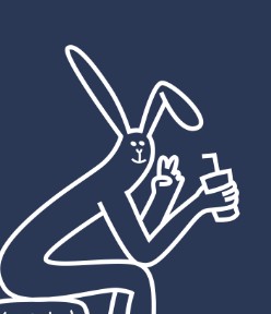 Create meme: hare , sticker on the car hare, car stickers