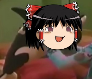 Create meme: reimu, yukkuri Reimu, yukkuri (utau)