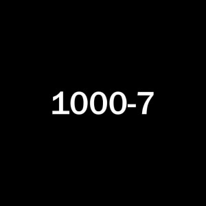 Создать мем: 1000-7 ca, цифра 1000, логотип