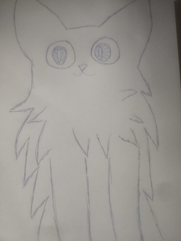 Create meme: figure , drawings of cats, anime cats contour