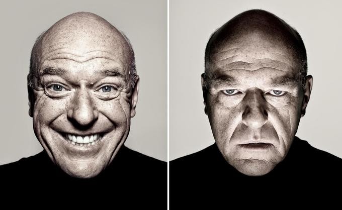 Create meme: sad dean norris, male portrait photography, portraits photos