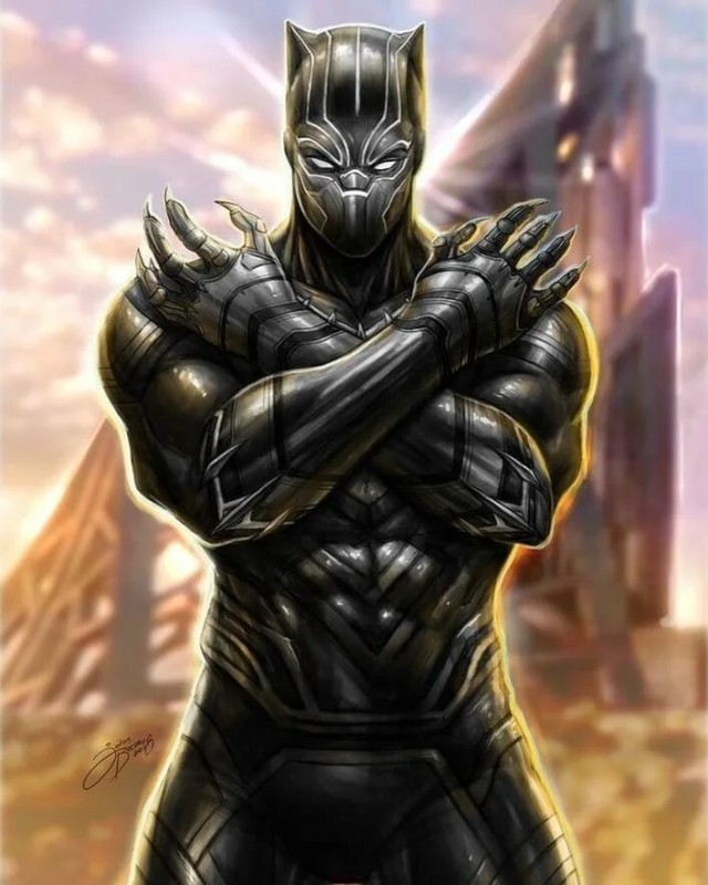 Create meme: black panther marvel hero, k2 black panther, black panther marvel art