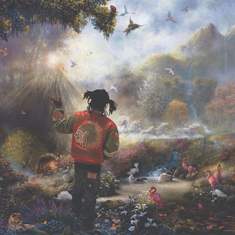 Create meme: Chief Keef in the Garden of Eden, chief keef eden, paradise picture