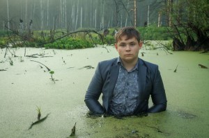 Create meme: the kid in a swamp meme, Igor Nazarov, photo shoot in the swamp