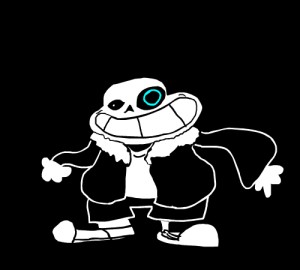 Create meme: bad tom, sans, megalovania