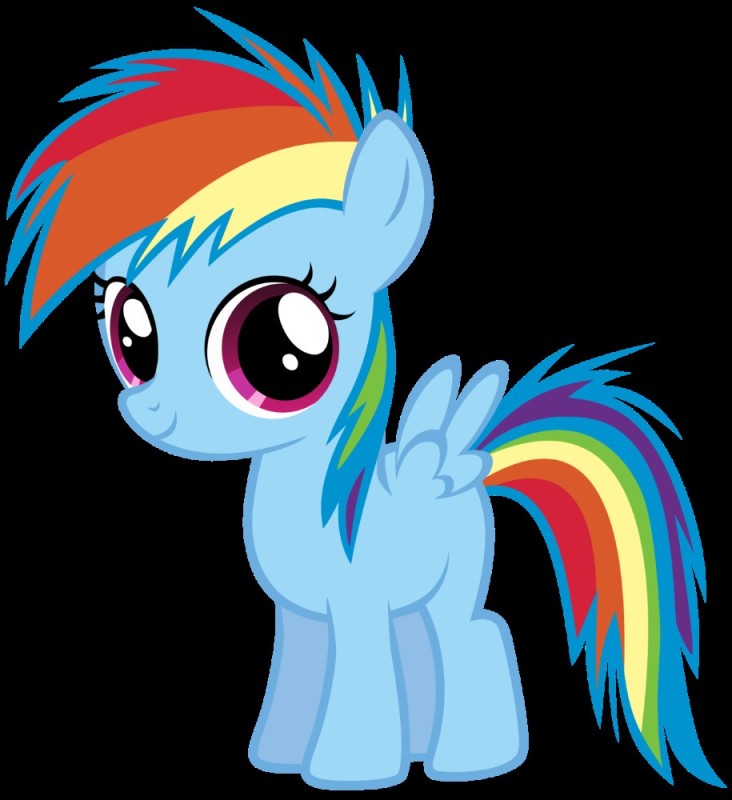 Create meme: rainbow dash , rainbow dash, Rainbow Dash as a child