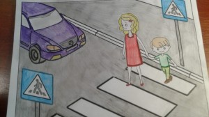 Создать мем: рисунки на тему дорожное движение для детей, правила дорожного движения глазами детей рисунки, рисунки по правилам дорожного движения